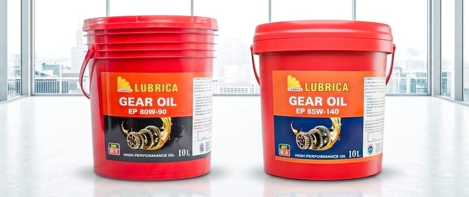 80W-90 and 85W-140 gear oil